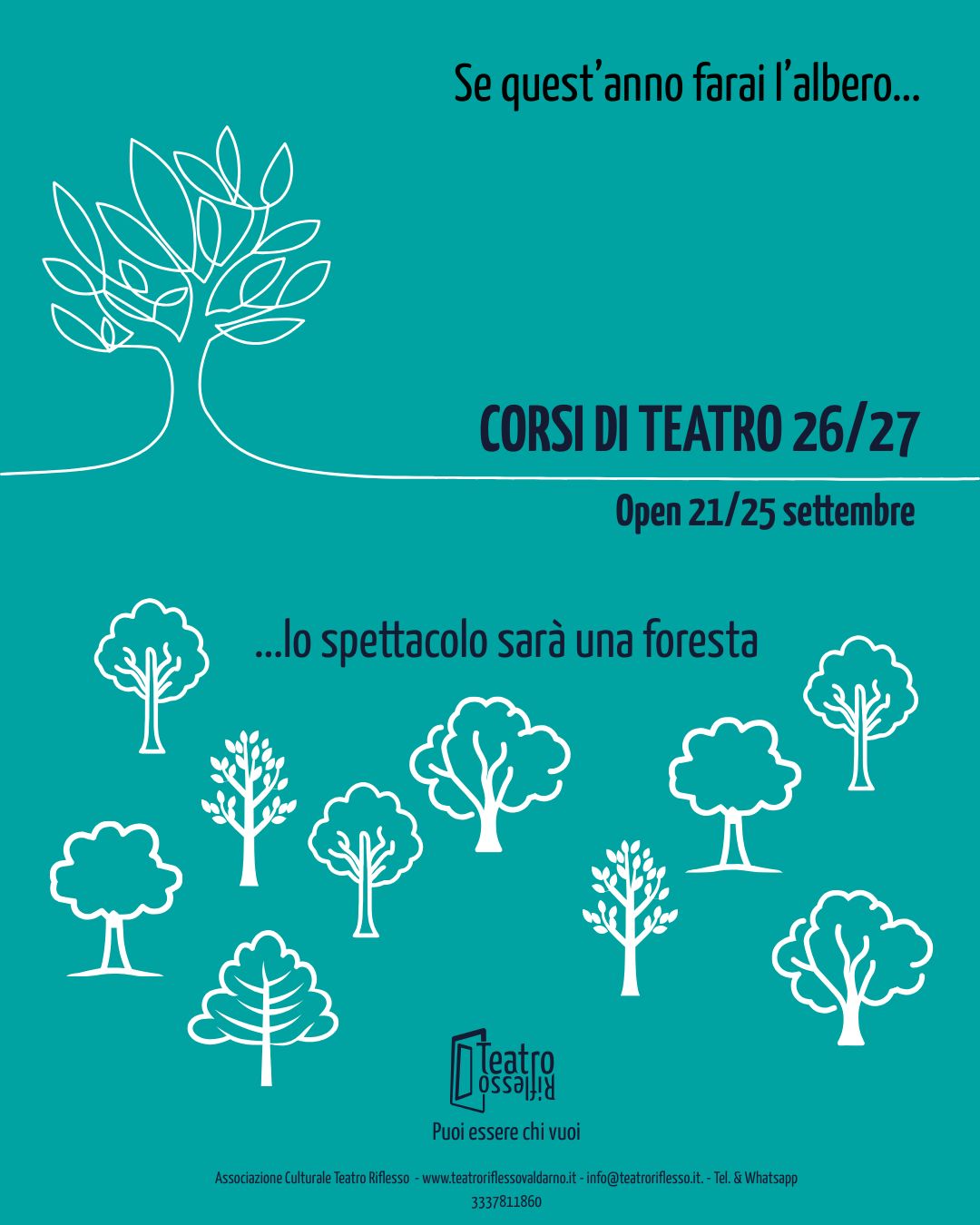 CORSI DI TEATRO 26/27 – OPEN WEEK VALDARNO